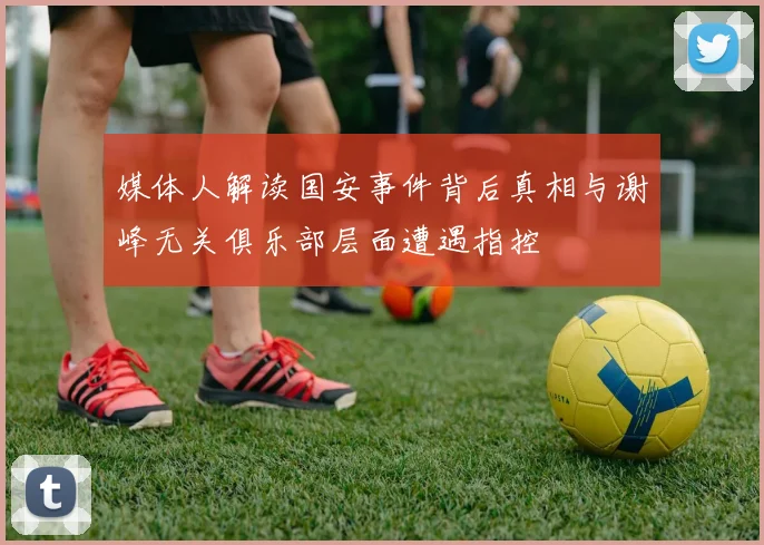 媒体人解读国安事件背后真相与谢峰无关俱乐部层面遭遇指控